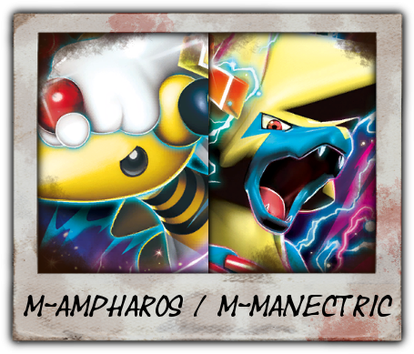 Pokémon Tcg Deck M Ampharos Ex / M Manectric Ex [standard] - Pokemon Card Japanese - M Manectric Ex 043/131 Cp4 (467x412), Png Download