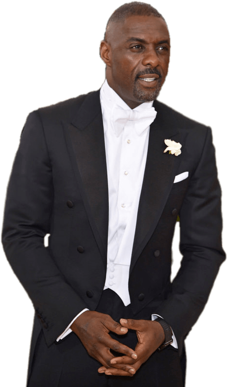 At The Movies - Idris Elba Png (550x825), Png Download