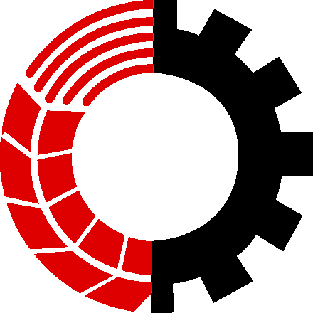 Gearandwheat - Communist Party Of Canada Logo (440x440), Png Download