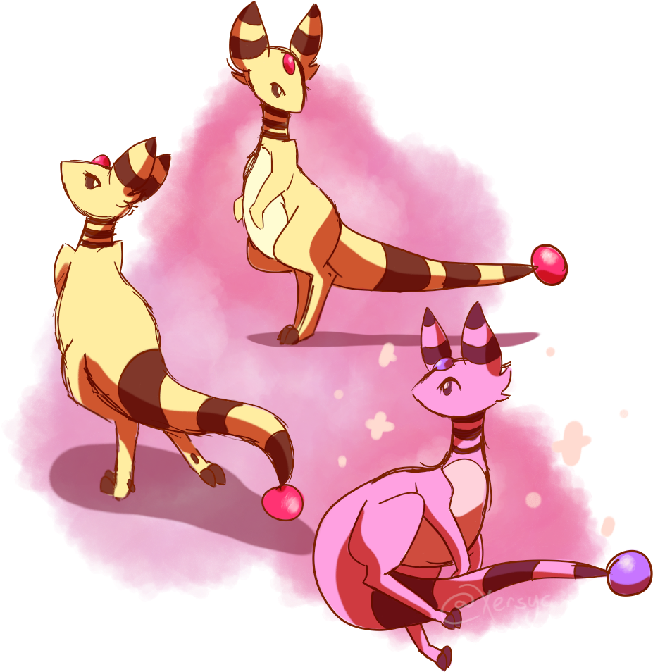 Aaah Dumb Sketchies Ampharos Is Elegant Mf Change My - Cartoon (1000x1000), Png Download