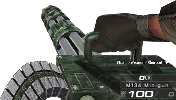 Minigun Firstperson - First Person Gun Png (583x332), Png Download