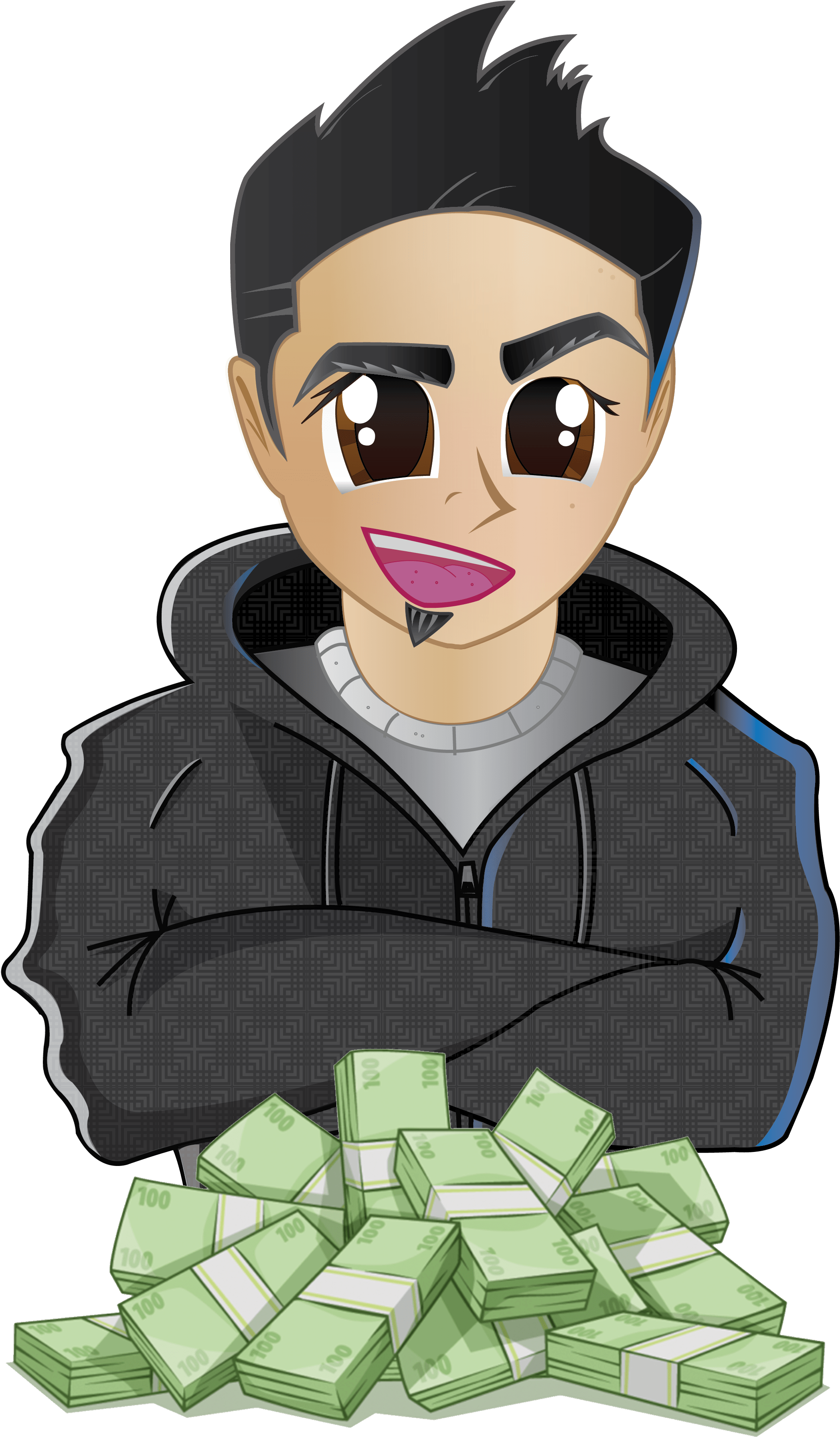 Average Joe Buys Houses Cash Home Buyers Mascot Logo - Money (2224x3616), Png Download