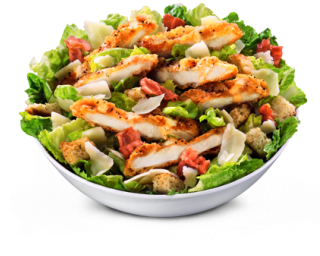 Ceaser Salad - Mcdonald's Caesar Salad (600x315), Png Download