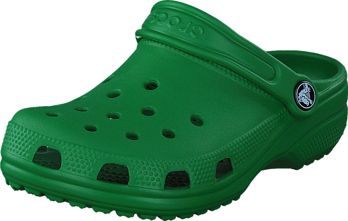 Crocs Classic Clog Kids Kelly Green 57577-05 Womens - Green Crocs (705x447), Png Download