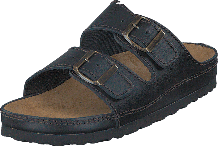 Axelda Anders Black 58360-00 Womens Leather Rubber, - Axelda Anders Black, Shoes, Sandals & Slippers, (705x472), Png Download
