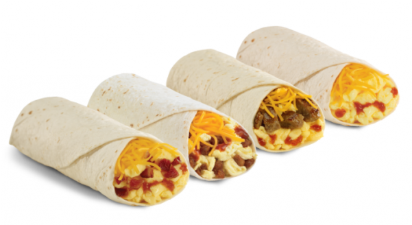 Del Taco Breakfast Burrito - Cheese (600x600), Png Download
