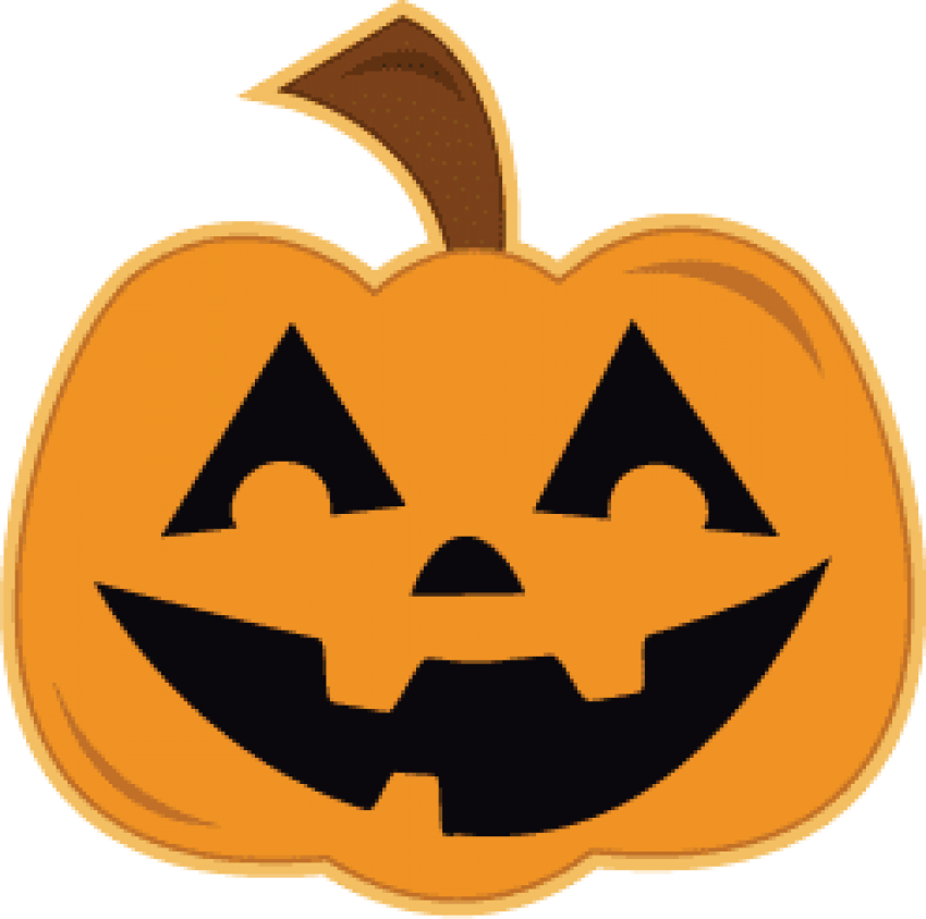 Free Png Free Halloween Borders Bold Png Images Transparent - Spooky Pumpkin Clip Art (850x844), Png Download