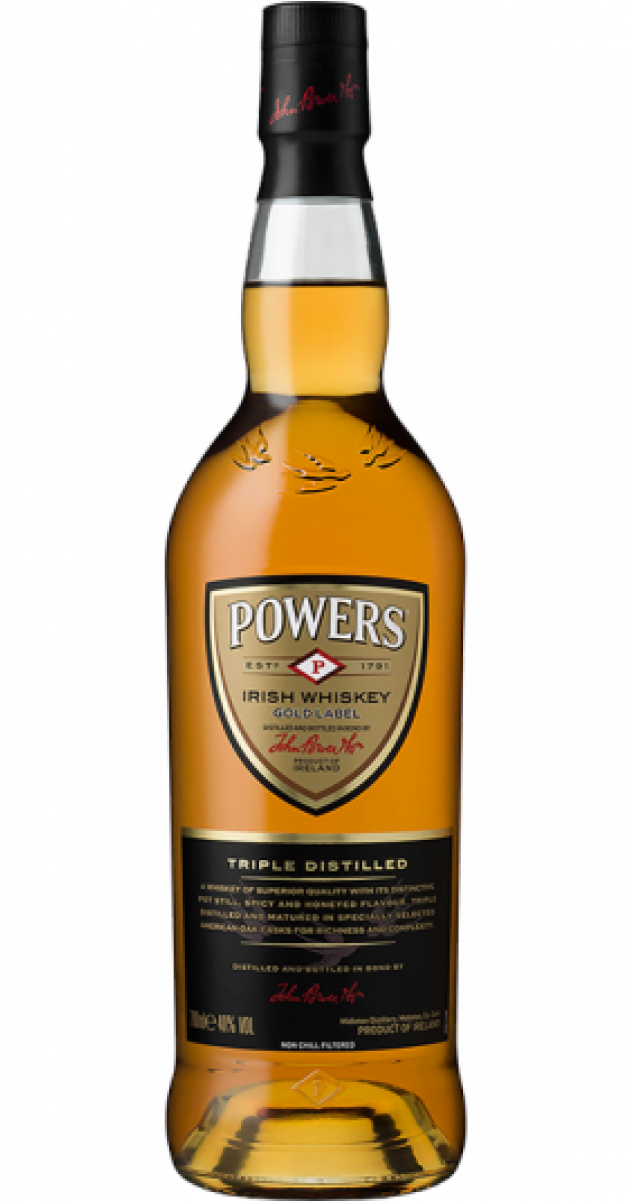 More Views - Powers Gold Label Irish Whiskey - 1 L (1200x1200), Png Download
