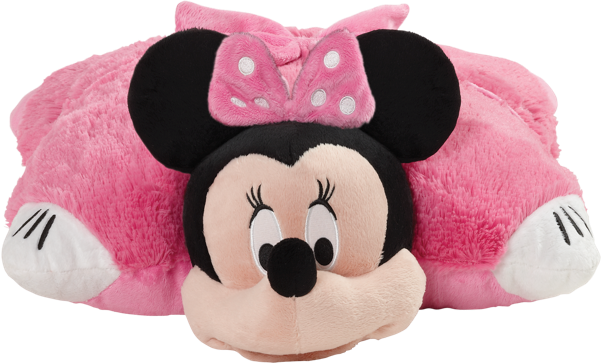 Disney Pink Minnie Mouse Pillow Pet - Minnie Mouse Pillow Pet (602x363), Png Download