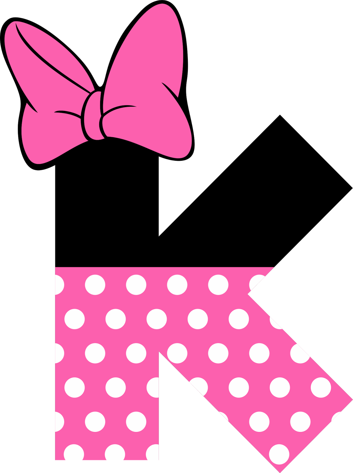 Hello Kitty Birthday, Minnie Mouse, Monthly Baby, Alphabet - Letra I Minnie Mouse (1195x1600), Png Download