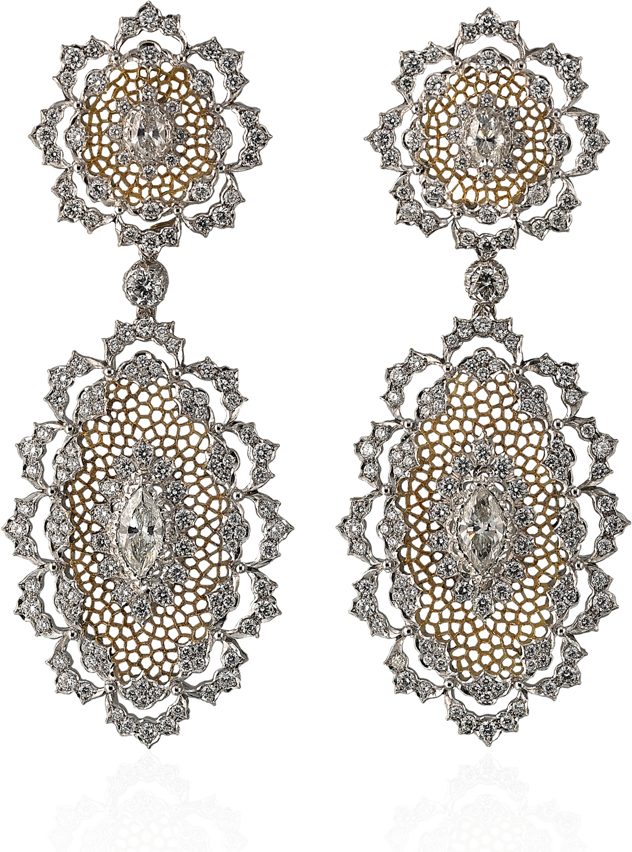 Notte Di Persia Pendant Earrings - Buccellati Pendant Earrings (1800x1800), Png Download