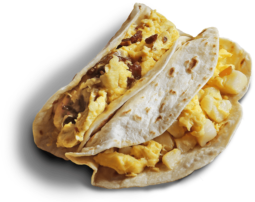 Breakfast Patos - Wrap Roti (900x700), Png Download