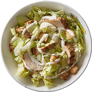 Chicken Caesar Salad - Broccoli Pizza & Pasta (470x320), Png Download