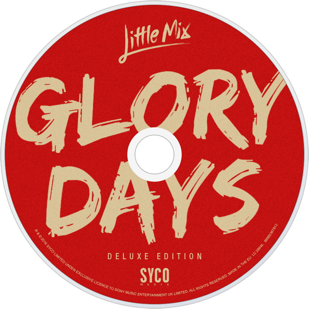 Little Mix Glory Days Cd Disc Image - Platinum Edition Little Mix Glory Days Cd (1000x1000), Png Download