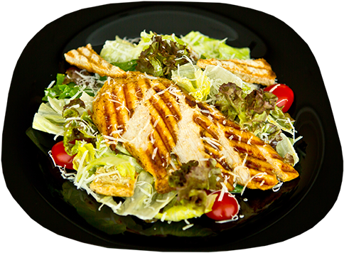 Caesar Salad With Chicken - Side Dish (700x467), Png Download
