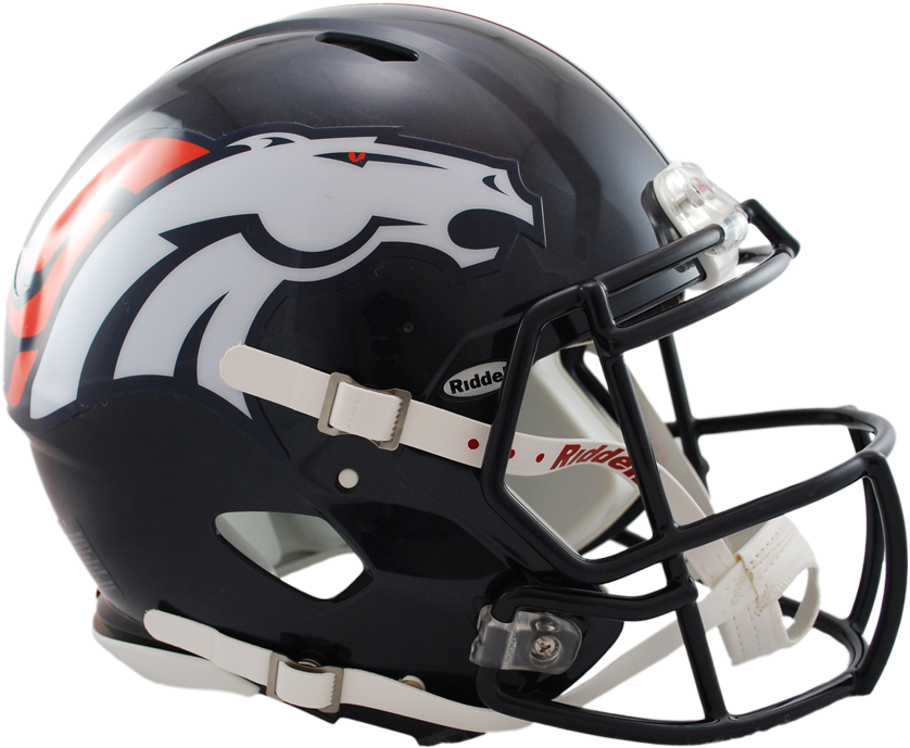Denver Broncos - Seahawks Helmets (505x490), Png Download
