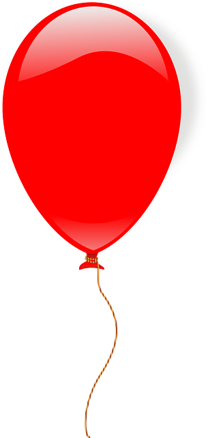Globo Vetor Png - Red Balloon Cartoon Png (320x640), Png Download