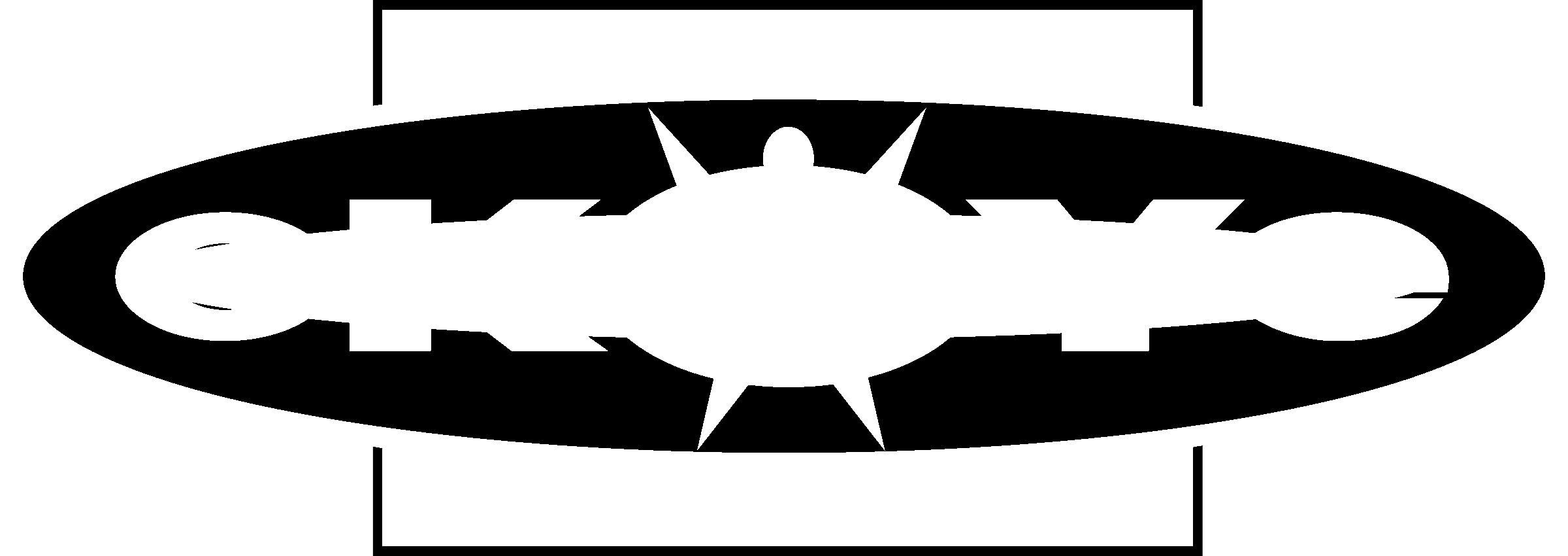 Okoye Logo Black And White - Emblem (2400x850), Png Download