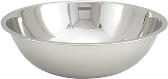 Winco Mxbt-2000q Stainless Steel 20 Quart Mixing Bowl (376x338), Png Download