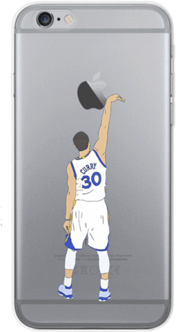 Steph Curry Art Iphone Case - Homer Simpsons Eating Pizza (264x480), Png Download