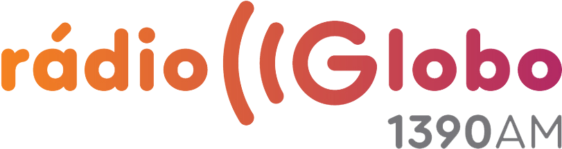 Rádio Globo 1390 Am Logo Vertical - Radio Globo Campo Grande (820x229), Png Download