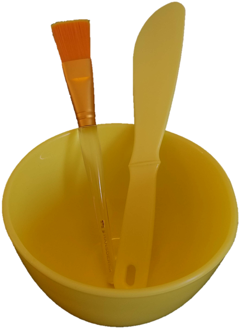 [hd]skinsoft Mixing Bowl, Spatula, Brush Set [3pc] - Facial (498x699), Png Download