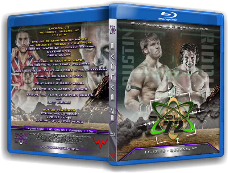 Get Evolve 72 On Blu-ray Now With The Hardcore Squared - Action Figure (800x601), Png Download