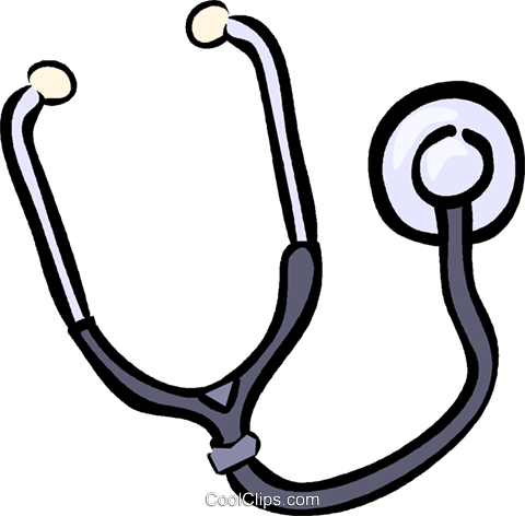 Stethoscope Royalty Free Vector Clip Art Illustration (480x472), Png Download