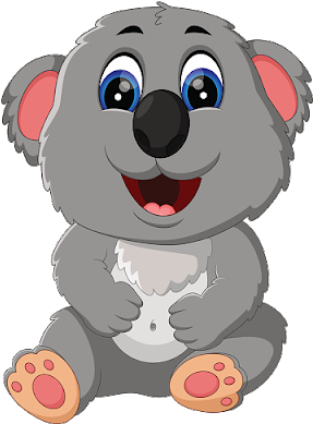 Koala Bear Cute Baby And Animal Pictures - Koala Çizgi Film (400x400), Png Download