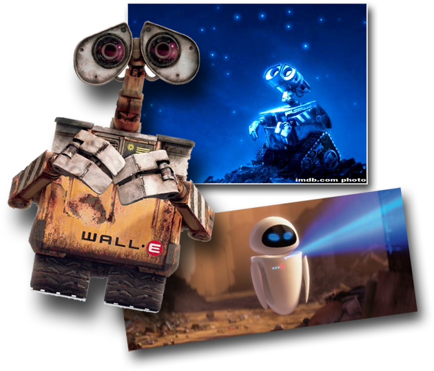 Walle 2008 Imdb - Wall-e (648x547), Png Download