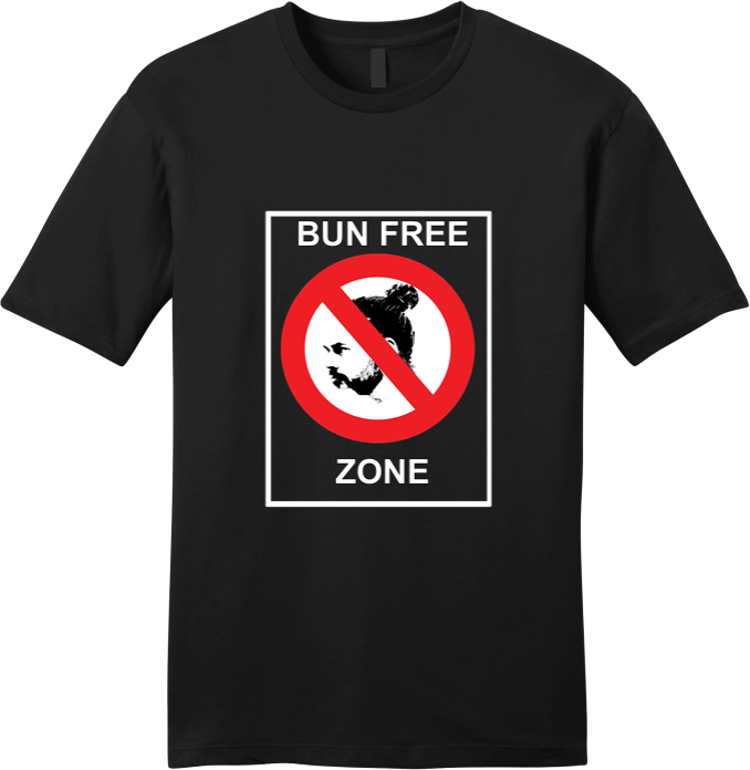 Tell People How You Really Feel With A Man Bun Free - Ninja Warrior Shirt (678x696), Png Download