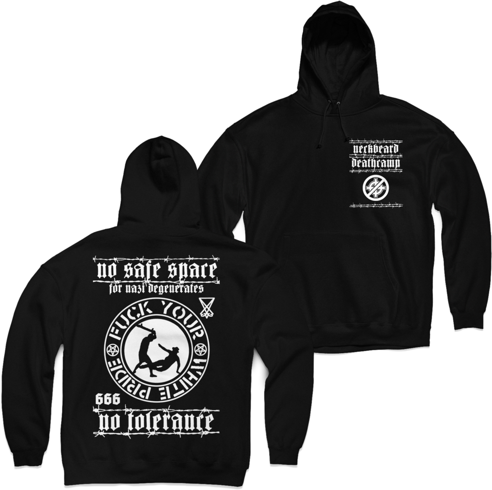 Neckbeard Deathcamp "no Tolerance" - Lurking Class Hoodie (1024x1024), Png Download