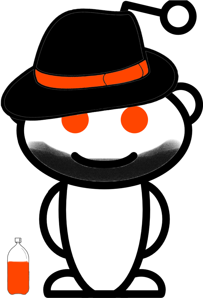 Quickly Made A Alien For The Board, What Do You Think - Reddit Snoo (736x1024), Png Download