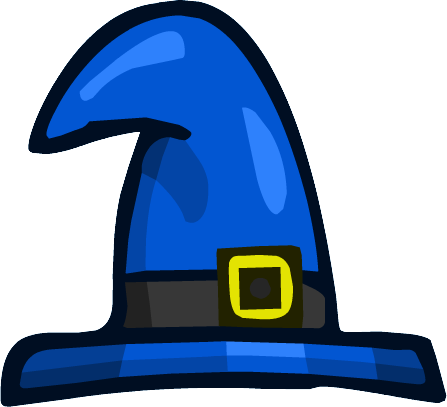 Blue Wizard Belt Hat - Wiki (447x407), Png Download