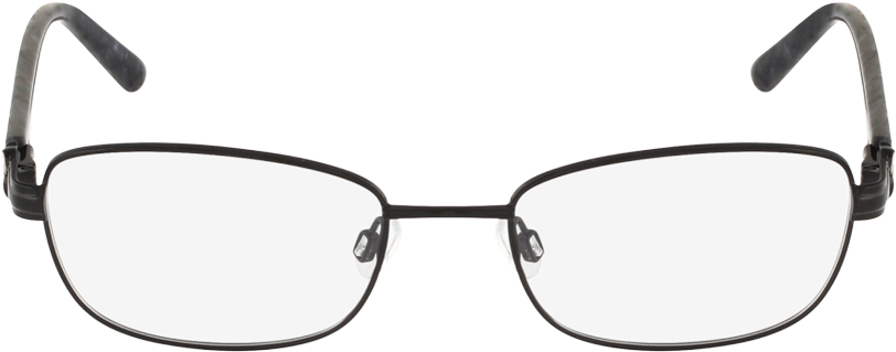 Revlon Rv5030 Semi Metal/plastic Eyeglasses, 001 Black (1117x480), Png Download