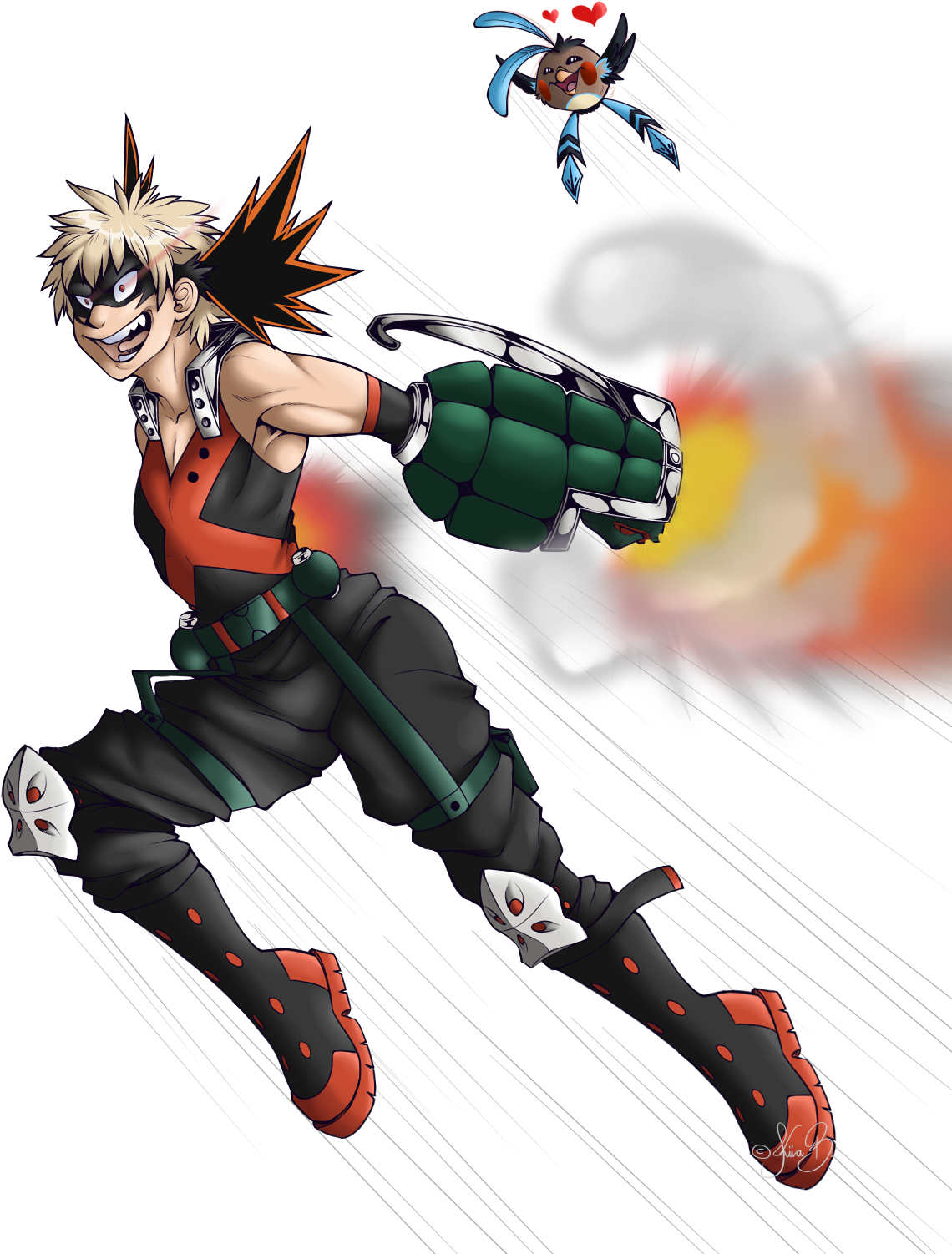 Katsuki Bakugou [commission] (1200x1600), Png Download