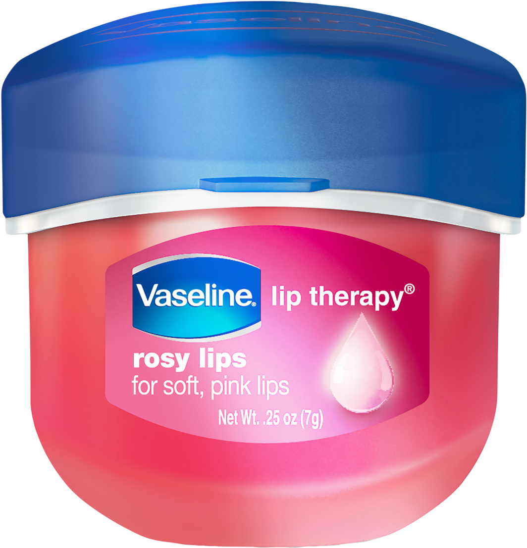 Vaseline® Lip Therapy® Rosy Lip Balm Mini - Pink Vaseline (1500x1500), Png Download