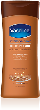 Vaseline® Intensive Care™ Cocoa Radiant™ Lotion - Vaseline Cocoa Butter Body Lotion (400x470), Png Download