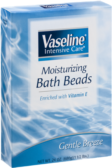 Vaseline Intensive Care Moisturizing Bath Beads Gentle - Vaseline Bath Beads, Moisturizing, Gentle Breeze - (600x600), Png Download