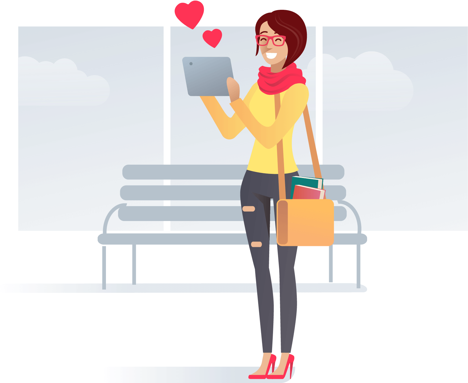 Enjoy-app - Mobile App (2200x1300), Png Download