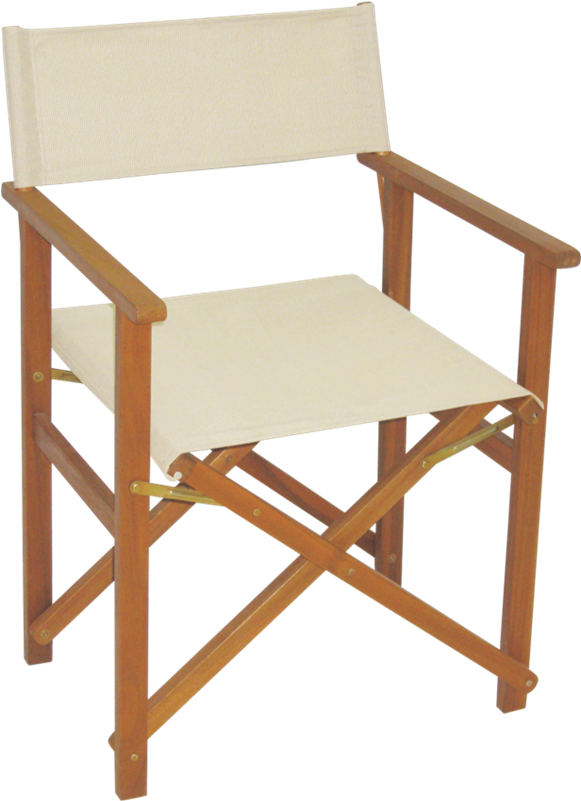 Find Mimosa Natural Timber Directors Chair At Bunnings - Directors Chair Green (800x800), Png Download