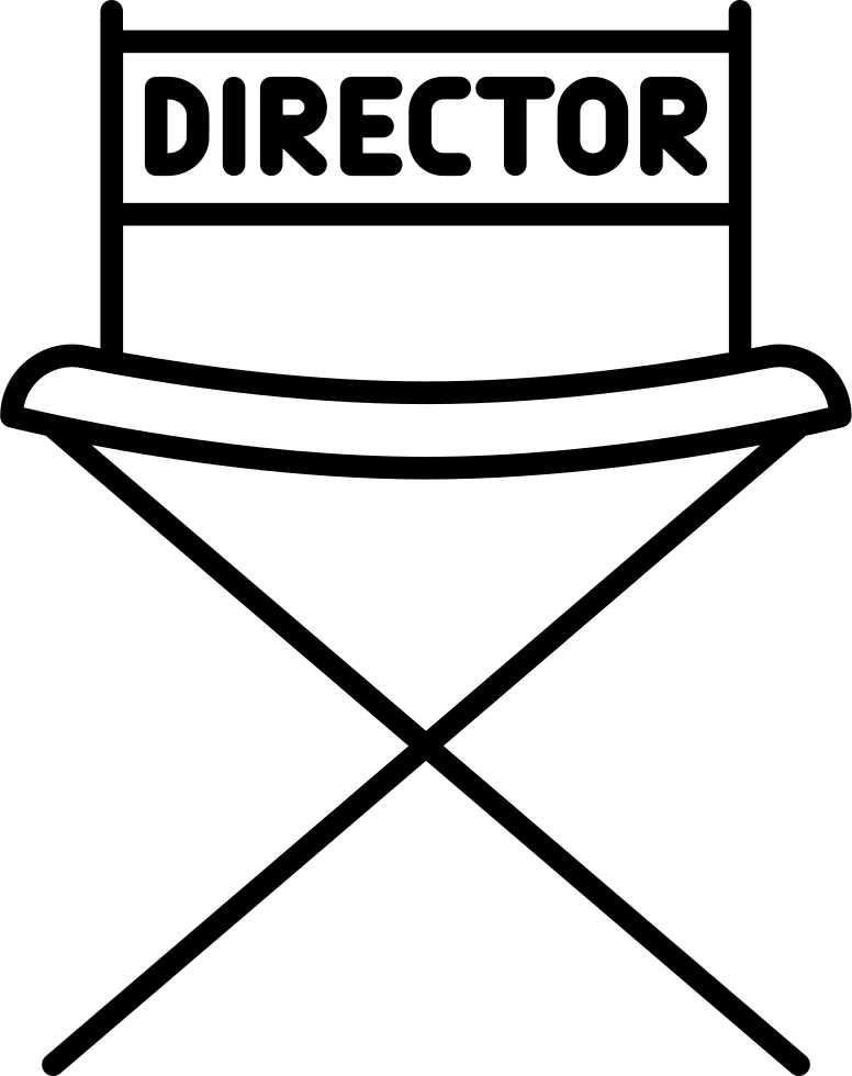 Director Chair - - Png Film Director Chair (776x980), Png Download