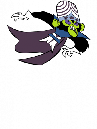 Powerpuff Girls-mojo Jojo Blacked Eyed - The Powerpuff Girls (450x450), Png Download