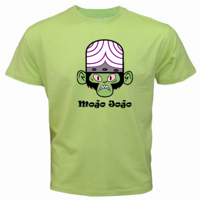 Mojo Jojo Powerpuff Girls Cartoon T Shirt 01 Powerpuff - Mojo Jojo (800x640), Png Download