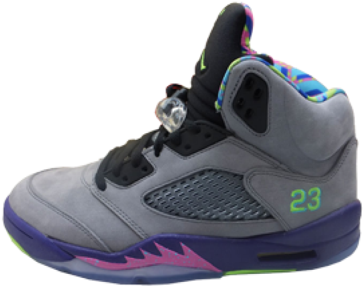 Women Air Jordan 5 Game Royal Court Purple Club Pink - Women Size 621958-090 Air Jordan 5 Bel Air Cool Grey (800x800), Png Download