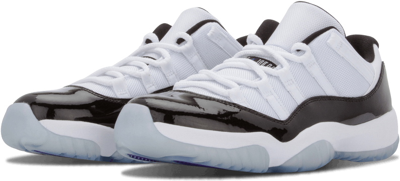 Air Jordan Xi Low Concord - Shoe (1000x600), Png Download