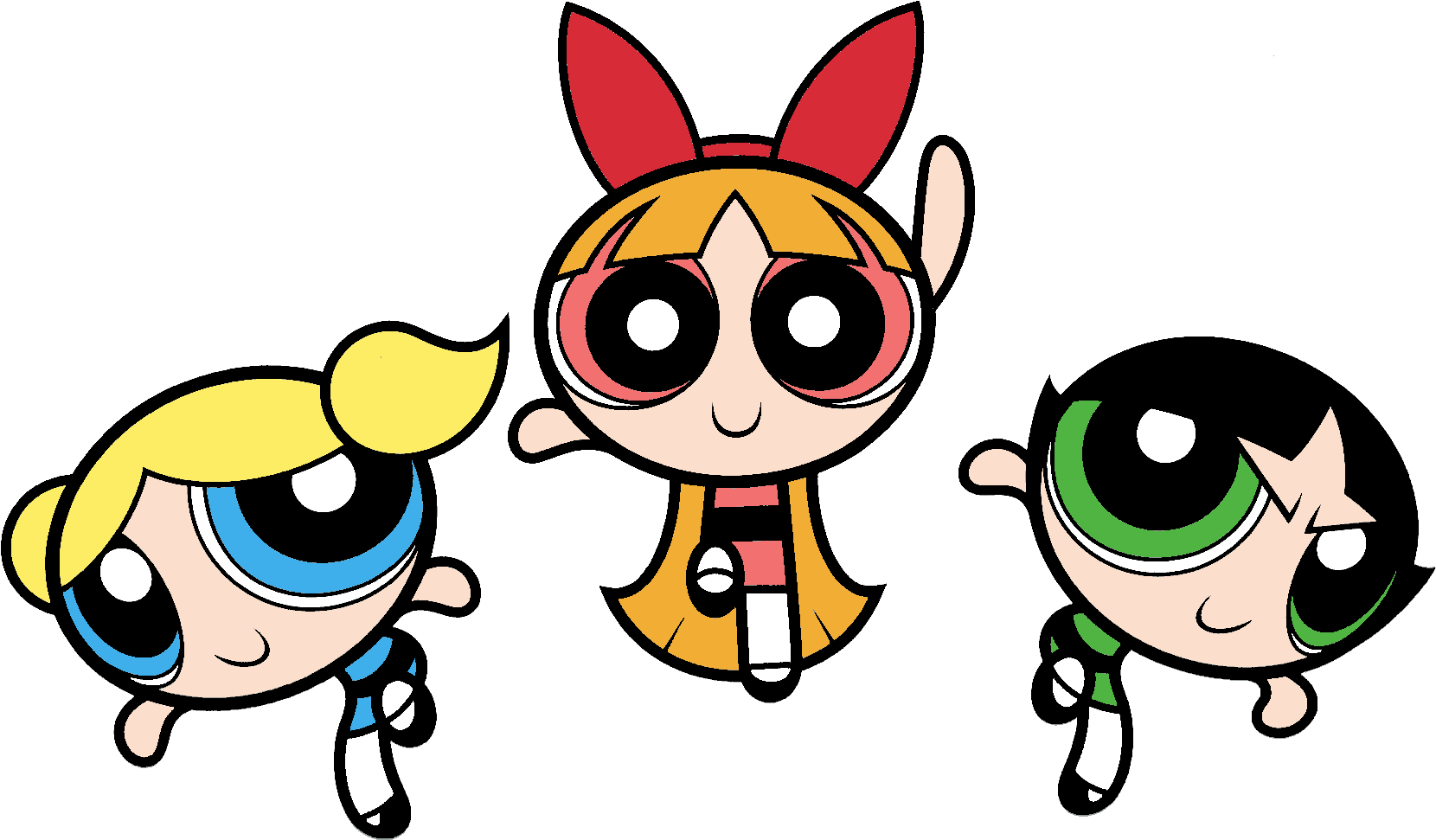 The Powerpuff Girls Artwork 1 - Powerpuff Girls Png (1785x995), Png Download