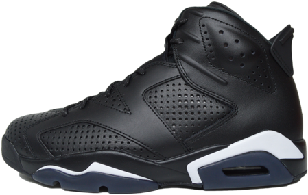 Air Jordan 6 Retro - Tenis Jordan Black Cat (600x399), Png Download