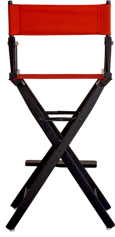 Black Frame 30-inch Director's Chair (800x800), Png Download