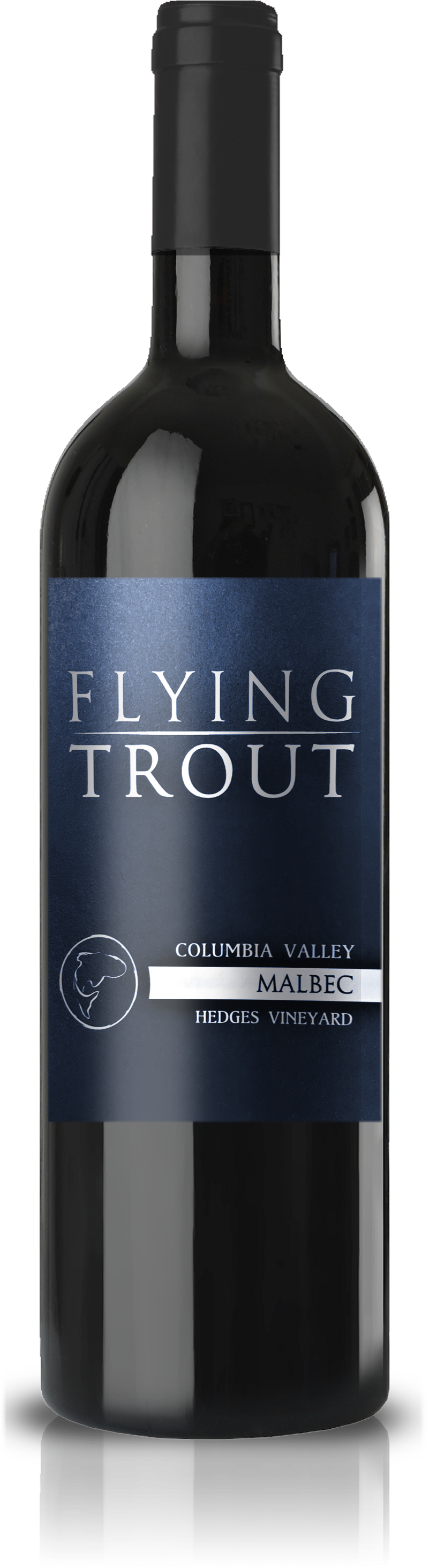 Hedges Vineyard Malbec - Wine Bottle (800x2944), Png Download